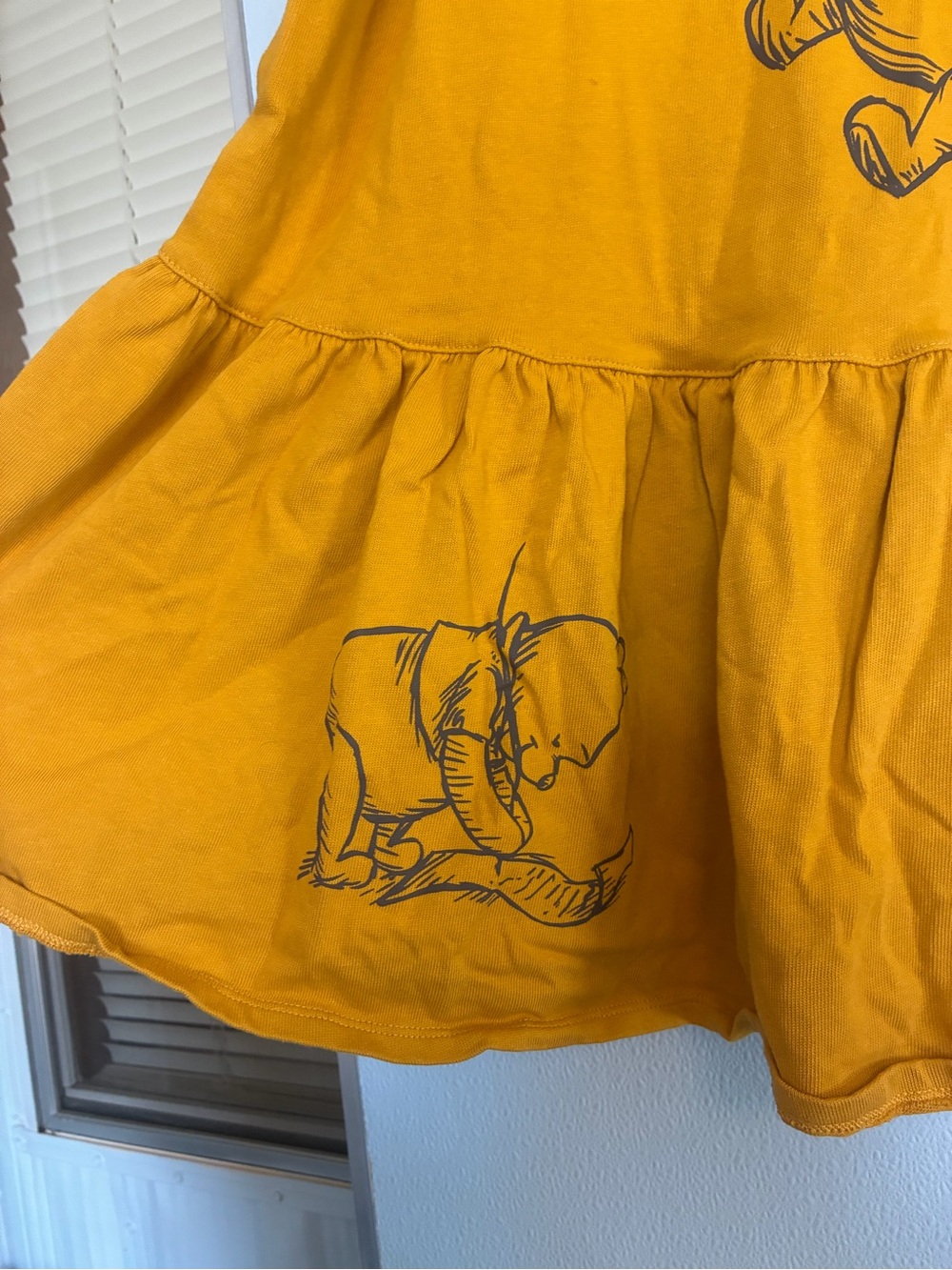Disney Sweatshirt Style Dress Mustard Yellow Winnie the Pooh Women's XL - Picture 3 of 9